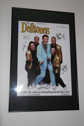 Framed signed posters of the Deltones  $100 each